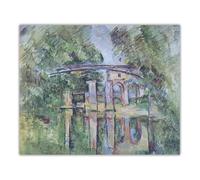 SSLDP LFHLI Famosi Poster di Paul Cezanne《Acquedotto e Chiusa》Arte murale Paul Cezanne, Dipinto su Tela e Stampe, Arredamento Nordico per la casa, 60x70cmx1, Senza Cornice