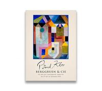 SSLDP LFHLI Famosi Poster di Paul Klee, Arte Astratta nordica, Stampe su Tela, Dipinti e Decorazioni per la casa Moderne, 40x60 cm, Senza Cornice.