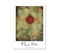 SSLDP LFHLI Famoso manifesto della mostra di Paul Klee Modernismo Astratto Retro Wall Art Paul Klee Tela Pittura e stampe Decorazione per la casa Immagine 40x60cm Senza cornice