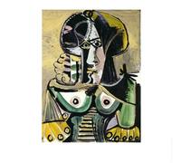 SSLDP LFHLI Famoso Poster del cubismo di Pablo Picasso, Figura Astratta, Arte murale, Dipinto su Tela e Stampe, Decorazione per la casa, Immagine 40x60cmx1 Senza Cornice