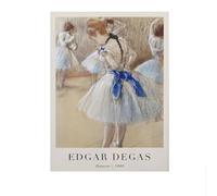SSLDP LFHLI Famoso Poster della Mostra di Edgar Degas Ballerina Wall Art Edgar Degas Tela Pittura e Stampe Nordic Home Decor Picture 40x60cmx1 Senza Cornice
