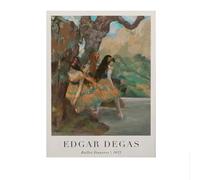 SSLDP LFHLI Famoso Poster della Mostra di Edgar Degas Ballerina Wall Art Edgar Degas Tela Pittura e Stampe Nordic Home Decor Picture 40x60cmx1 Senza Cornice