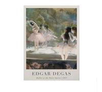 SSLDP LFHLI Famoso Poster della Mostra di Edgar Degas Ballerina Wall Art Edgar Degas Tela Pittura e Stampe Nordic Home Decor Picture 40x60cmx1 Senza Cornice