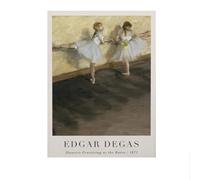 SSLDP LFHLI Famoso Poster della Mostra di Edgar Degas Ballerina Wall Art Edgar Degas Tela Pittura e Stampe Nordic Home Decor Picture 40x60cmx1 Senza Cornice