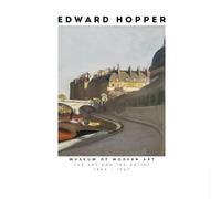 SSLDP LFHLI Famoso Poster della Mostra di Edward Hopper, Dipinto su Tela Astratto, Arte murale e Stampe di Edward Hopper, Quadro Nordico per la casa, 50x70cmx1, Senza Cornice.
