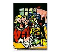 SSLDP LFHLI Famoso Poster di Pablo Picasso, Astratto, Vintage, Arte murale, Dipinto su Tela e Stampe di Pablo Picasso, Decorazione per la casa, Soggiorno, Immagine 40x60cmx1 Senza Cornice.