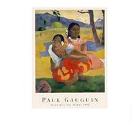 SSLDP LFHLI Famoso Poster di Paul Gauguin Ispirato all'acquerello, Dipinto su Tela e Stampe di Paul Gauguin, Decorazione per la casa nordica, 40x60cmx1, Senza Cornice.