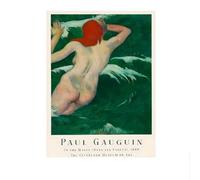 SSLDP LFHLI Famoso Poster di Paul Gauguin Ispirato all'acquerello, Dipinto su Tela e Stampe di Paul Gauguin, Decorazione per la casa nordica, 40x60cmx1, Senza Cornice.