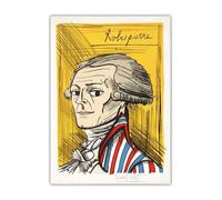 SSLDP LFHLI Famoso Poster Vintage di Bernard Buffet《Robespierre, 1977》Arte murale Bernard Buffet, Dipinto su Tela e Stampe, Decorazione per la casa, 40x60 cm, Senza Cornice