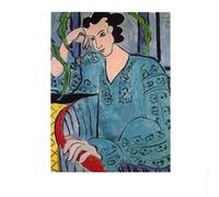SSLDP LFHLI Famoso Poster Vintage di Henri Matisse, La Donna Seduta, Arte murale e Stampe, Dipinto su Tela di Henri Matisse, Decorazione per la casa, Immagine 50x70 cm, Senza Cornice.
