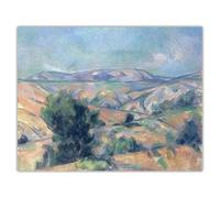 SSLDP LFHLI Famoso Poster Vintage di Paul Cezanne《Monte Sainte》Arte murale Paul Cezanne, Dipinto su Tela e Stampe, Arredamento Nordico per la casa, 40x60 cm, Senza Cornice