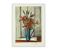 SSLDP LFHLI Fiori E Natura Morta di Bernard Buffet Poster retrò della Parete Arte della Parete Bernard Buffet Tela Pittura E Stampe Home Decor Quadro 40x60cm Senza Cornice