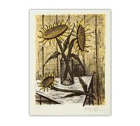 SSLDP LFHLI Fiori E Natura Morta di Bernard Buffet Poster retrò della Parete Arte della Parete Bernard Buffet Tela Pittura E Stampe Home Decor Quadro 40x60cm Senza Cornice