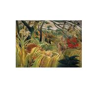 SSLDP LFHLI Henri Rousseau, Poster dell'artista surrealista, Foresta esotica, Arte murale, Dipinto su Tela e Stampe, Decorazione per la casa, 40x60 cm, Senza Cornice