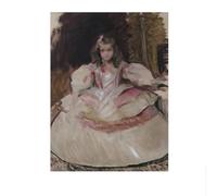 SSLDP LFHLI Joaquín Sorolla Poster 《La Bambina》Arte della Parete Joaquín Sorolla Stampe su Tela e Pittura Home Living Room Decor Picture 50x70cmx1 Senza Cornice