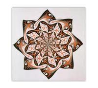 SSLDP LFHLI M.C. Escher Poster Classico Arte Astra Moderna Murale M.C. Escher Pittura e Stampe Decorazione Casa 60x60cm Senza Cornice