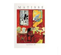 SSLDP LFHLI Manifesto della Mostra di Henri Matisse Nature Morte Vasi Arte murale di Henri Matisse Pittura su Tela e Stampe Decorazione della casa 50x70cmx1 Senza Cornice