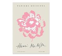 SSLDP LFHLI Manifesto della Mostra di Henri Matisse, Stampa Artistica e Floreale Vintage, Dipinto su Tela di Henri Matisse, Decorazione per la casa e Il Soggiorno, 40x60 cm, Senza Cornice.