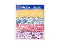 SSLDP LFHLI Manifesto della Mostra di Paul Klee, Linee Vintage, Arte murale, Dipinto su Tela e Stampe di Paul Klee, Moda, Semplice, Decorazione per la casa, 40x60cmx1, Senza Cornice