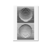 SSLDP LFHLI Manifesto della Mostra di Victor Vasarely, Illusione Ottica, Arte murale, Dipinto su Tela e Stampe di Victor Vasarely per la Decorazione della casa, 50x70 cm, Senza Cornice.