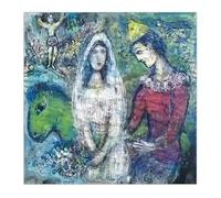 SSLDP LFHLI Marc Chagall Poster Surrealismo Arte murale Astratta Marc Chagall Pittura e Stampe su Tela Foto di Arredamento casa 60x60cmx1 Senza Cornice