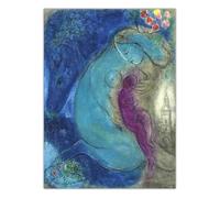 SSLDP LFHLI Marc Chagall Vintage Poster Astratto Wall Art Marc Chagall Tela Pittura E Stampe Moda Soggiorno Decorazione Immagine 50x70cmx1 Nessuna Cornice