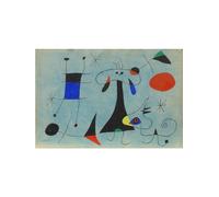 SSLDP LFHLI Poster Astratto di Joan Miró, Arte murale Vintage, Dipinto su Tela di Joan Miró, Stampe di Joan Miró, Decorazione nordica per la casa e Il Soggiorno, Immagine 50x70cmx1 Senza Cornice