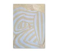 SSLDP LFHLI Poster Astratto di Sofia Lind, Ragazza in Pigiama, Geometria, Arte murale, Sofia Lind, Dipinto su Tela e Stampe, Arredamento Nordico per la casa, Immagine 50x70 cm, Senza Cornice.