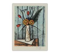 SSLDP LFHLI Poster Bernard Buffet Fiori e Nature Morte Illustrazioni murali Bernard Buffet Pittura su Tela Stampe Decorazione casa 50x70cm Senza Cornice