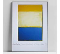 SSLDP LFHLI Poster Classico della Mostra di Mark Rothko Colori Moderni Arte murale di Mark Rothko Pittura e Stampe di Decorazione casa 40x60cmx1 Senza Cornice
