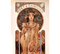 SSLDP LFHLI Poster Classico di Alphonse Mucha Vintage Donna da Parete Pittura e Stampe su Tela di Alphonse Mucha Quadro di Arredamento Nordico 40x60cm Senza Cornice