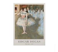 SSLDP LFHLI Poster Classico di Edgar Degas Ballerina Ballerina Impressione Arte murale Edgar Degas Tela Pittura e Stampe Decorazione per la casa Immagine 40x60cmx1 Senza Cornice