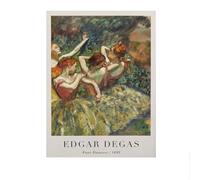 SSLDP LFHLI Poster Classico di Edgar Degas Ballerina Ballerina Impressione Arte murale Edgar Degas Tela Pittura e Stampe Decorazione per la casa Immagine 40x60cmx1 Senza Cornice