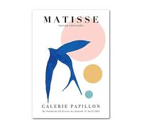 SSLDP LFHLI Poster Classico di Henri Matisse Arte murale Astratta di Uccelli Pittura e Stampe su Tela di Henri Matisse Quadro di Arredamento Moderno 50x70cm Senza Cornice
