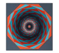 SSLDP LFHLI Poster con Illusione Ottica e Geometria di Victor Vasarely, Dipinto su Tela e Stampe di Victor Vasarely, Decorazione per la casa nordica, 50x50 cm, Senza Cornice.