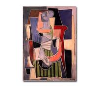 SSLDP LFHLI Poster del Maestro d'Arte Moderna Pablo Picasso, Cubismo Astratto, Arte murale, Pablo Picasso, Dipinto su Tela e Stampe, Decorazione per la casa, Quadro da Parete 40x60 cm, Senza Cornice.