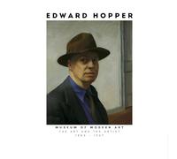 SSLDP LFHLI Poster della Mostra di Edward Hopper, Dipinto su Tela retrò, Edward Hopper, Arte murale e Stampe, Decorazione per la casa nordica, 50x70cmx1, Senza Cornice.