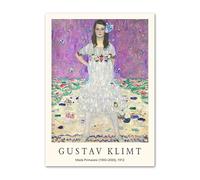SSLDP LFHLI Poster della Mostra di Gustav Klimt, Ragazza Astratta, Arte murale di Gustav Klimt, Dipinto su Tela e Stampe, Decorazione per la casa, Soggiorno, 50x70 cm, Senza Cornice