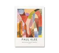SSLDP LFHLI Poster della Mostra di Paul Klee Arte Astratta da Parete Paul Klee Pittura su Tela e Stampe Decorazione nordica per la casa e Il Soggiorno Immagine da Parete 50x70cm Nessuna Cornice