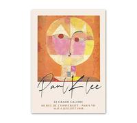 SSLDP LFHLI Poster della Mostra di Paul Klee Figure astratte Arte murale Paul Klee Pittura su Tela e Stampe per la casa Decorazione del Soggiorno Immagine 50x70cm Nessuna Cornice