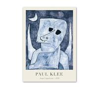 SSLDP LFHLI Poster della Mostra di Paul Klee Figure astratte Arte murale Paul Klee Pittura su Tela e Stampe per la casa Decorazione del Soggiorno Immagine 50x70cm Nessuna Cornice