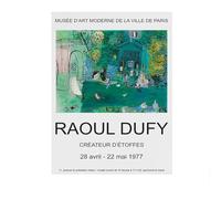 SSLDP LFHLI Poster della Mostra di Raoul Dufy, Arte murale con Paesaggio, Dipinti su Tela e Stampe di Raoul Dufy, Decorazione per la casa nordica, Soggiorno, 50x70cmx1, Senza Cornice.