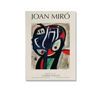 SSLDP LFHLI Poster della Mostra Vintage di Joan Mirò, Arte murale Creativa modulare, Dipinto su Tela e Stampe di Joan Mirò, Immagine Moderna per la Decorazione della casa, 40x60 cm, Senza Cornice.