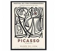 SSLDP LFHLI Poster dell'artista Classico Pablo Picasso Quadro Astratto su Tela Illustrazione murale e Stampe di Decorazione per la casa Immagine murale 50x70cm Senza Cornice