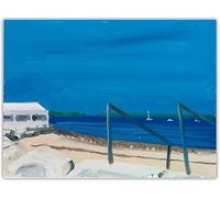 SSLDP LFHLI Poster di Alex Katz, Dipinto su Tela Vintage, Opera d'Arte, Immagine estetica, Arte murale Astratta, Stampe di Alex Katz per l'arredamento del Soggiorno, 50X70cmx1, Senza Cornice.