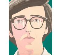 SSLDP LFHLI Poster di Alex Katz, Ritratto di Un Poeta, Dipinto su Tela, Uomo, Arte murale, Stampe di Alex Katz per Soggiorno, casa, Arredamento Moderno, Quadri 50x70cm Senza Cornice