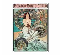 SSLDP LFHLI Poster di Alphonse Mucha Estetica Astratta Arte murale Pittura e Stampe su Tela di Alphonse Mucha Quadro di Arredamento Nordico 40x60cm Senza Cornice