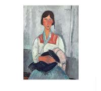SSLDP LFHLI Poster di Amedeo Modigliani Figure di Poster Arte murale Minimalista di Amedeo Modigliani Pittura e Stampe di Arredamento casa 50x70cm Senza Cornice