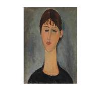 SSLDP LFHLI Poster di Amedeo Modigliani Ritratto Astratto Arte murale di Amedeo Modigliani Pittura e Stampe su Tela Quadro di Arredamento della casa 50x70cm Senza Cornice