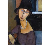 SSLDP LFHLI Poster di Amedeo Modigliani Ritratto di Una Donna Illustrazione murale Pittura e Stampe su Tela di Amedeo Modigliani Quadro di Arredamento per la casa 50x70cm Senza Cornice